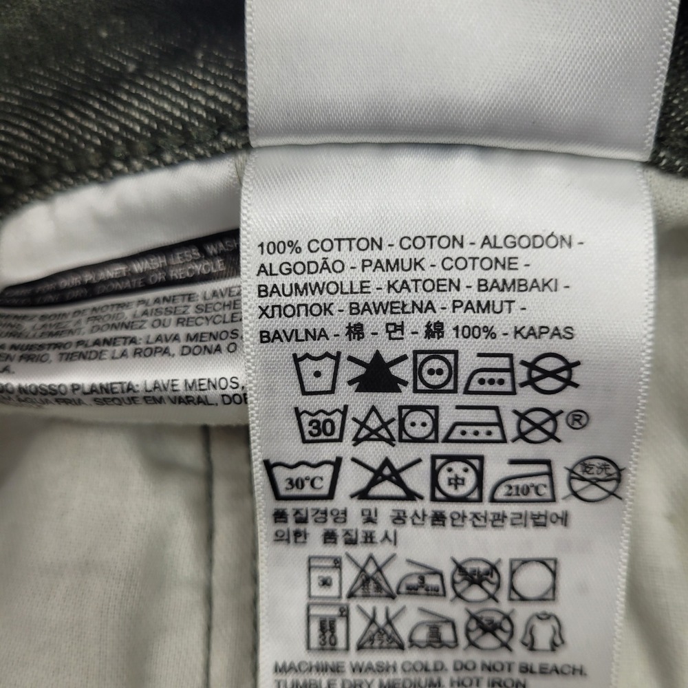 Levi's 501 White Oak Cone Denim Jeans Mens 40x32 Green Straight Leg 00501-2129 - Picture 6 of 8